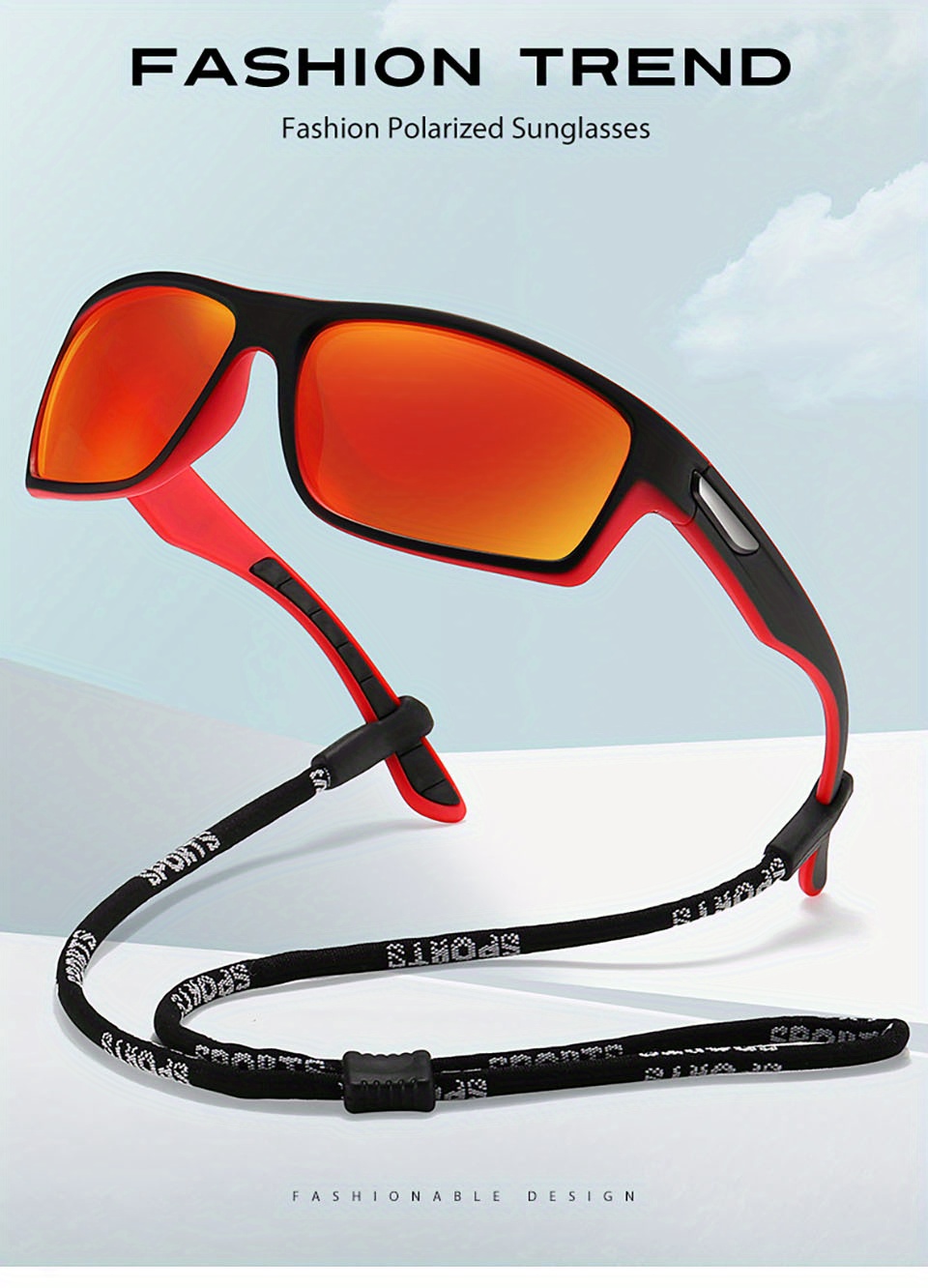 Enhance Fishing Experience Polarized Sunglasses Lanyard - Temu