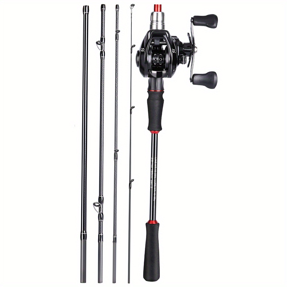  ZUMAHA Baitcasting Rod Strong Fishing Pole Mini Short