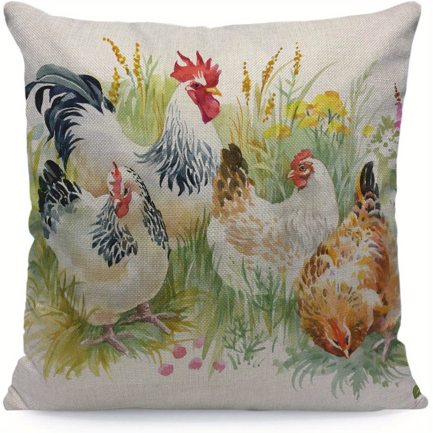 Rooster pillow outlet covers