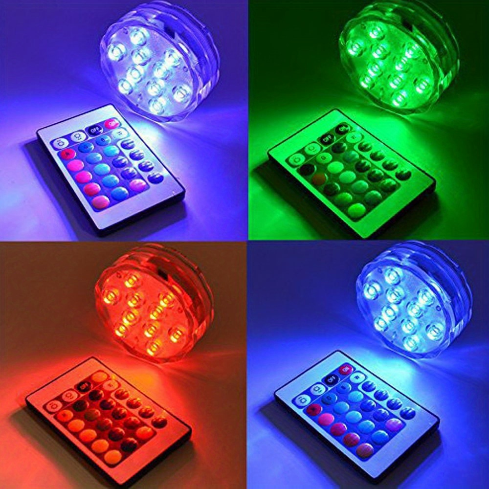 10pcs Mini Lumières LED Submersibles Lumières Sous marines - Temu Belgium