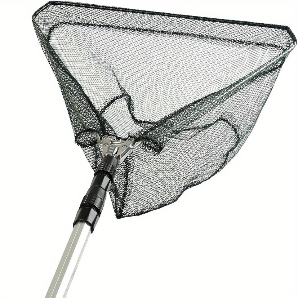 Durable Triangular Folding Fishing Net Lightweight Aluminum - Temu Canada