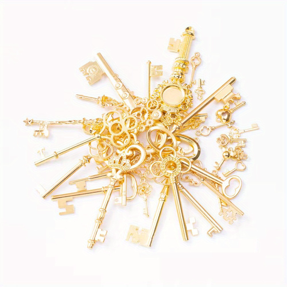 Wire Wrapped Vintage Skeleton Key Pendant Necklace – Zuzu's Petals Creations