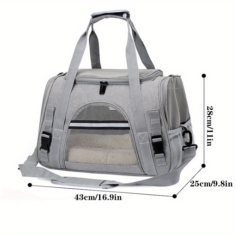 Prodigen Pet Carrier Airline Approved Pet Carrier Dog Carriers for Small Dogs, Cat Carriers for Medium Cats Small Cats, Small