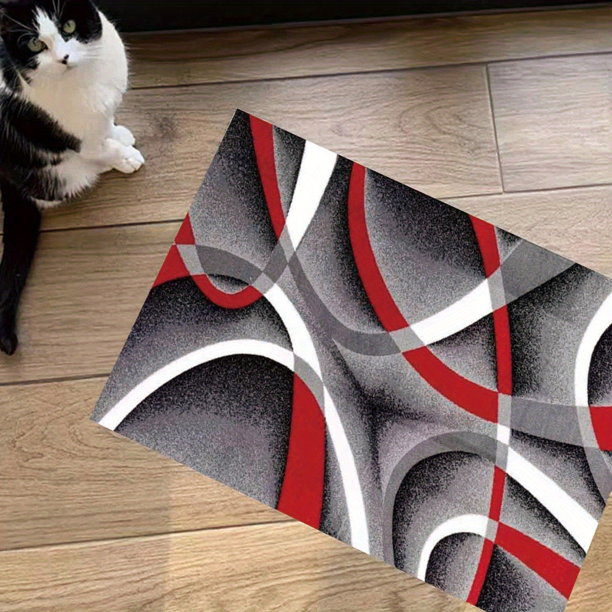 Mat Color Patchwork Floor Design Luxury - Tpr Temu With Contrast