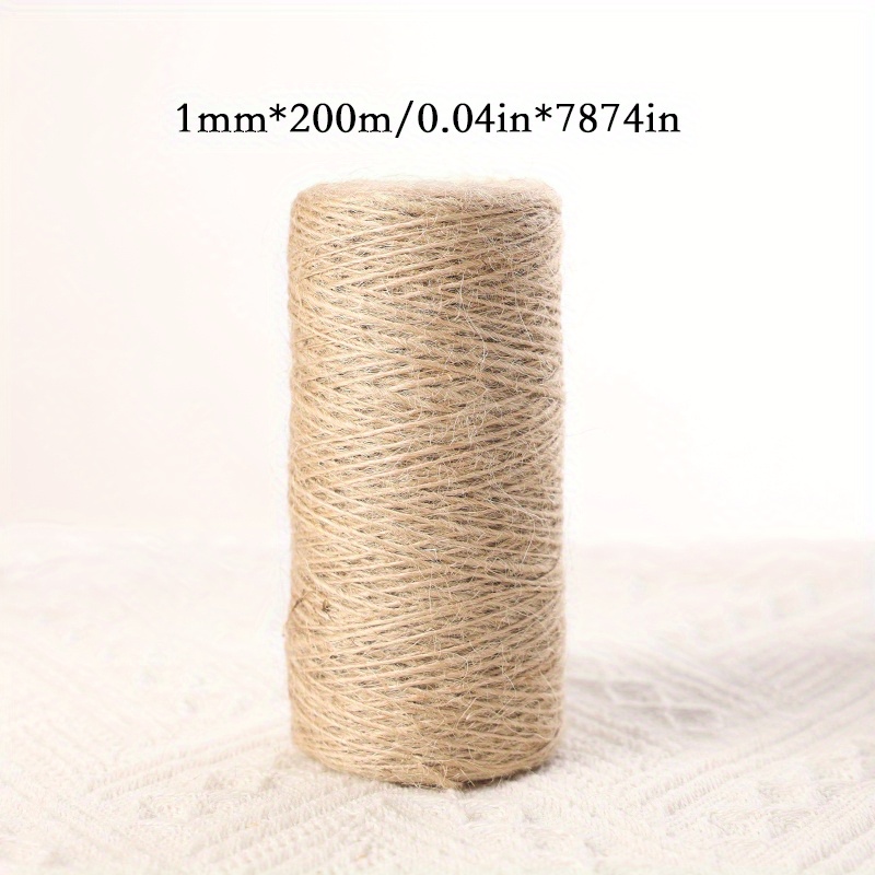 1pc 100m DIY Hemp Rope, Gift Wrapping Hemp String For Birthday Party