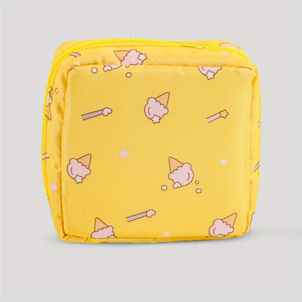 Cute Cartoon Portable Sanitary Napkin Storage Bag Large - Temu