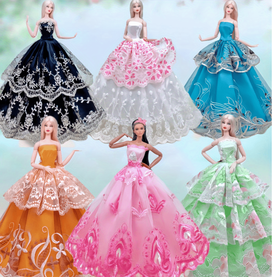 Generic Elegant 30cm Doll Dress For Barbie Clothes Wedding Party