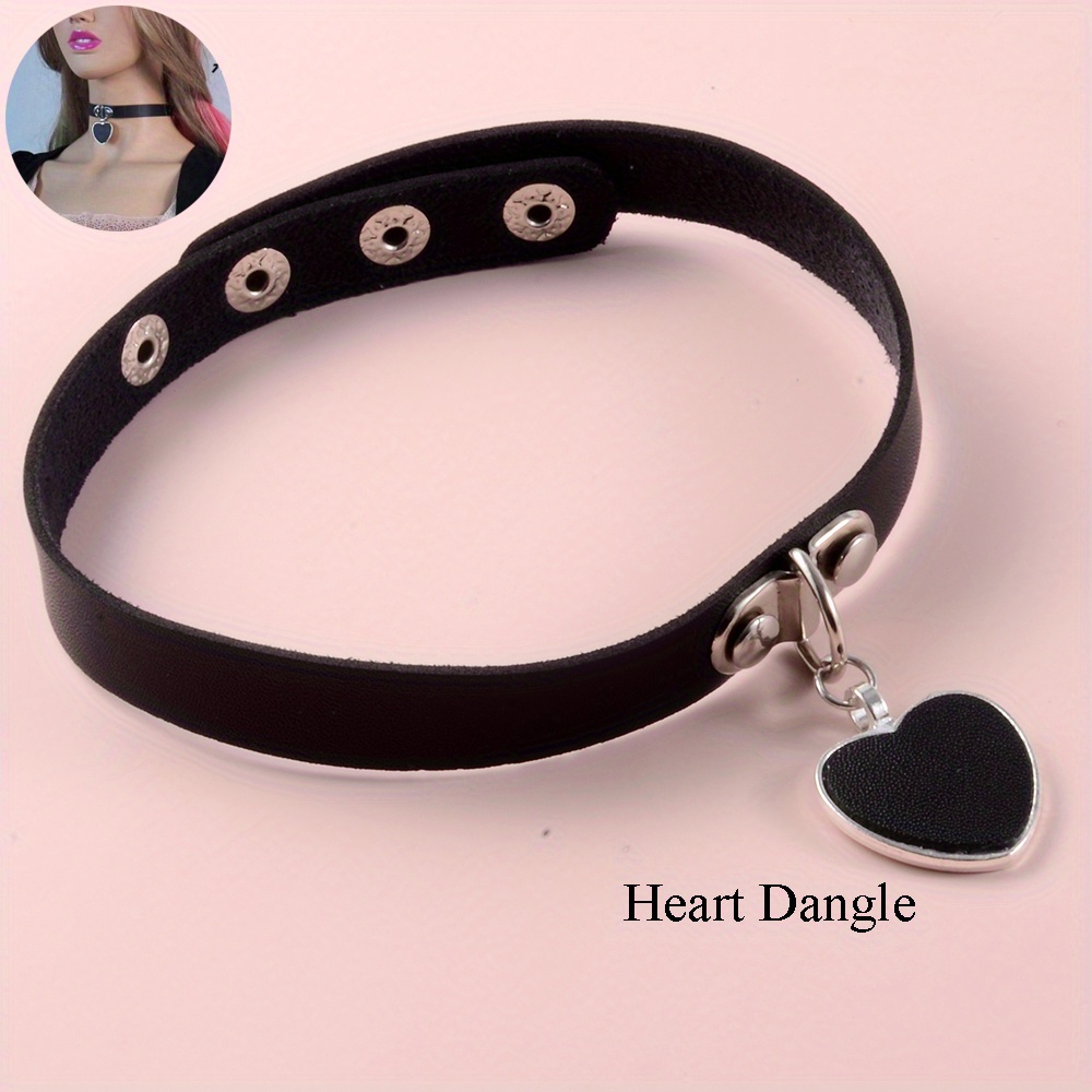 Chokers Necklaces Women Gothic  Choker Necklace Black Heart