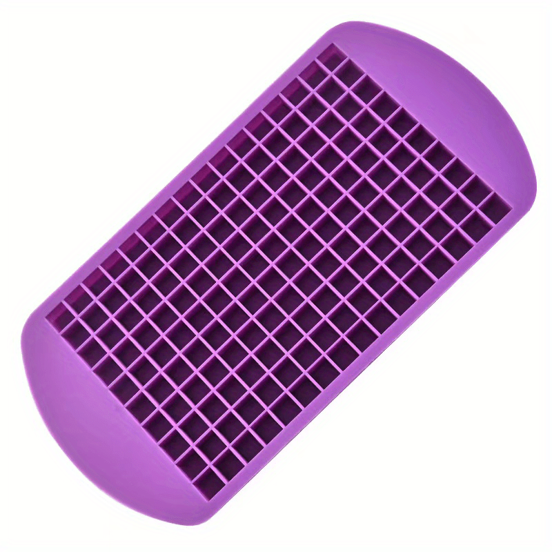 1pc Silicone 160 Grid Ice Cube Tray, Diy Square Shaped Ice Cube Mold For  Baby Food