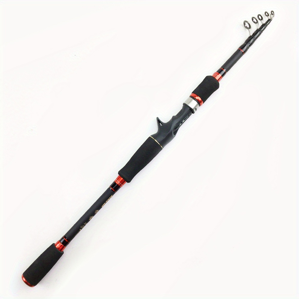 Fishing Rod Portable Telescopic Spinning Rod Ultralight Carbon Fiber  Material Fishing Pole for Salwater and Freshwater