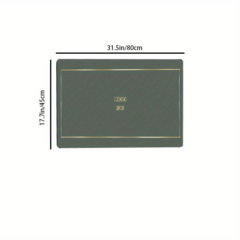 Rubber Backing Kitchen Floor Mat Non slip Waterproof Kitchen Rugs Sets
