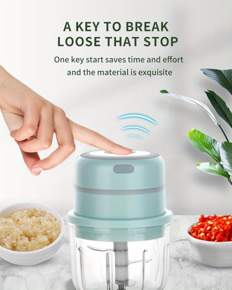 Wireless Electric Garlic Puree Machine, Food Auxiliary Food