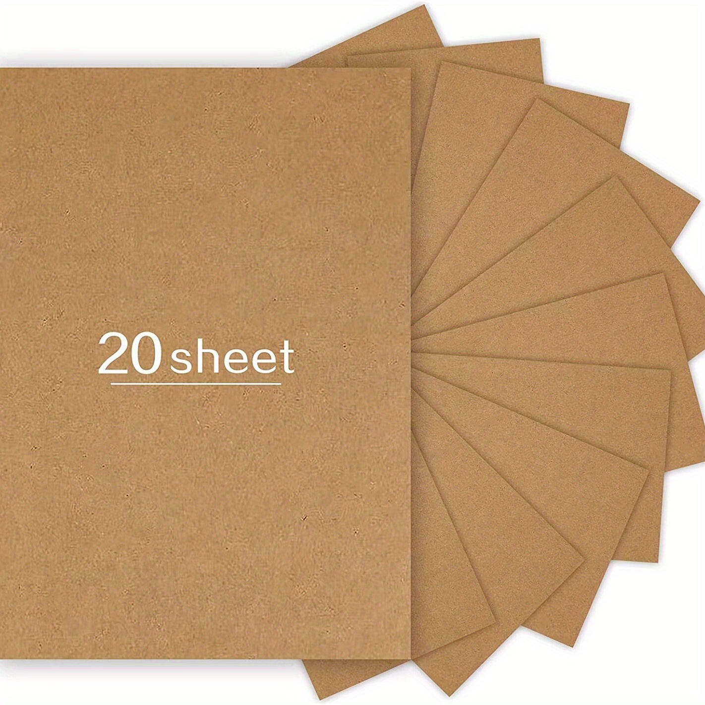 Plain Brown Kraft Liner Paper Sheet, 80-140 Gsm