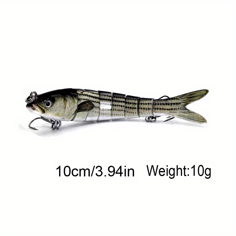 1pc Multi-Jointed Swimbaits For Freshwater Saltwater Fishing, Slow Sinking  Bionic Fishing Lures For Bass Trout, Fishing Tackle, Fishing Equipment