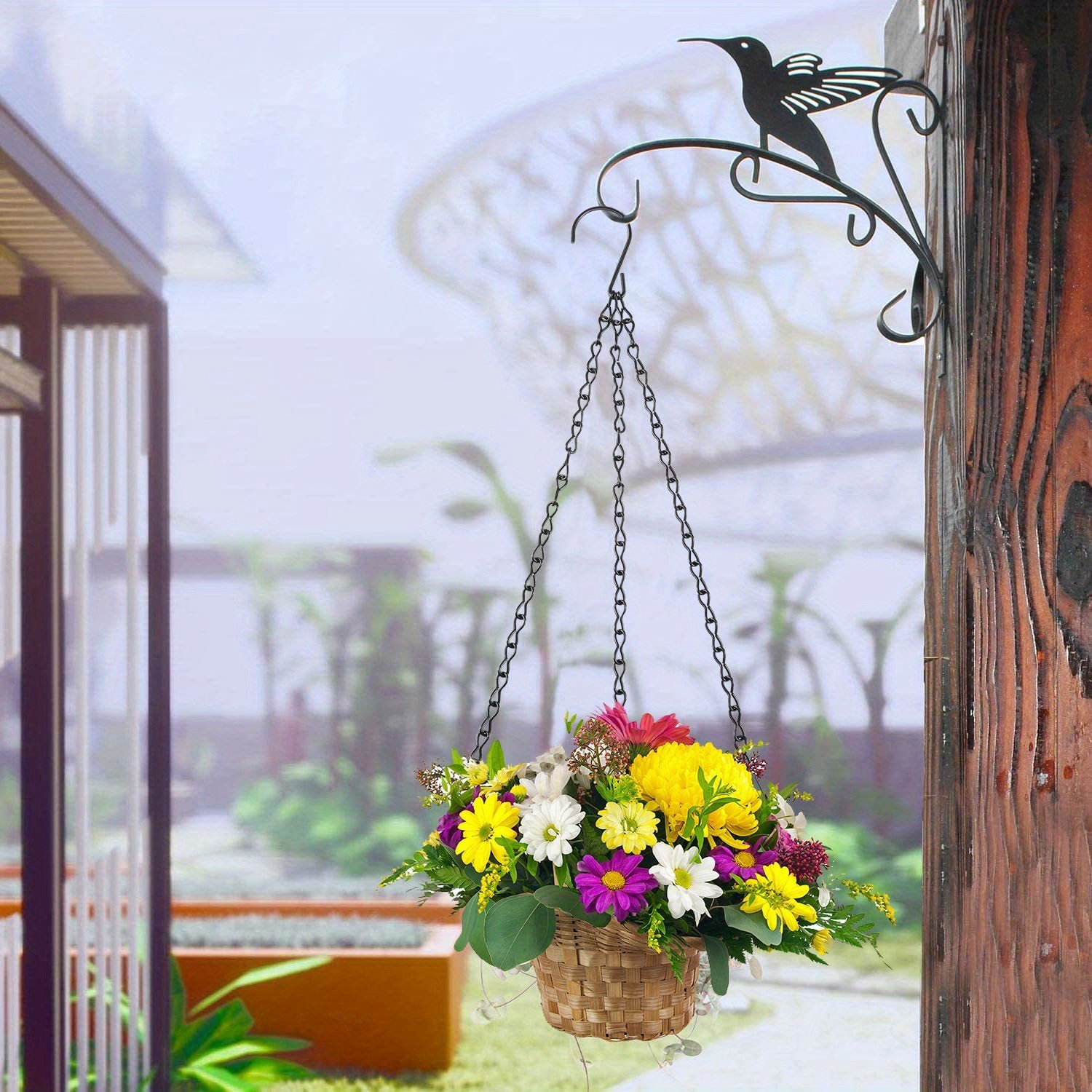 XDW-GIFTS Hanging Chain For Bird Feeders, Planters, Fixtures, Lanterns, Suet Baskets, Wind Chimes,Outdoor/Indoor Use 4 Pieces 25 Inch Hanging Chain - View #3