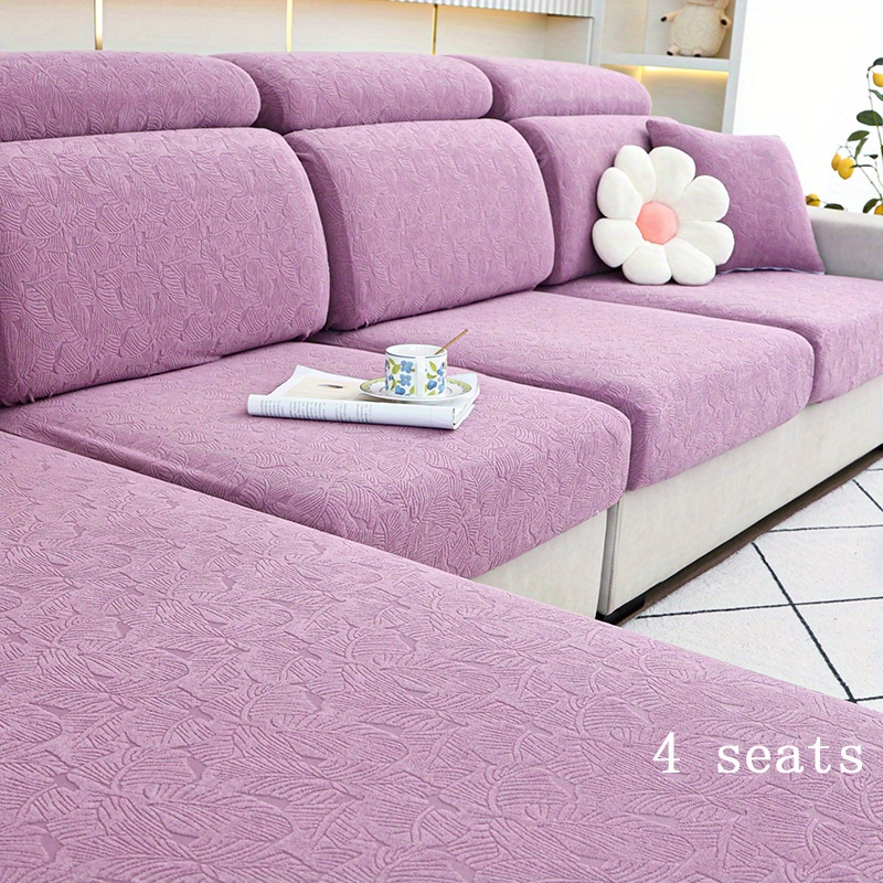 Thick Jacquard Sofa Couch Cushion Cover Elastic band - Temu