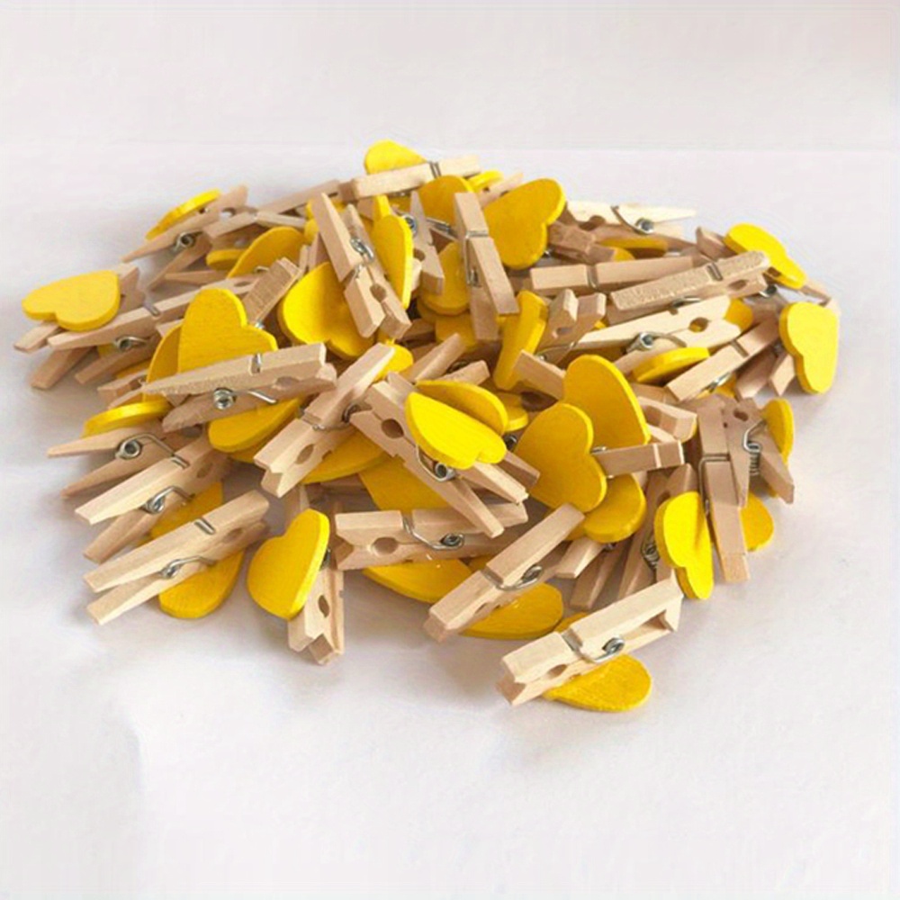Mini Clothespins, Wood Clothespins, Gold, Tiny Clothespins, Clothes Pegs,  Small Clothespin, 1 Clothespin, Crafts Supplies Diy 