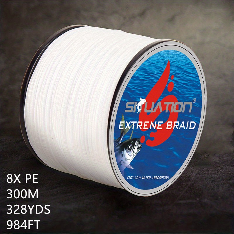 328yds 8 strand Braided Pe Fishing Line Ultimate Fishing - Temu