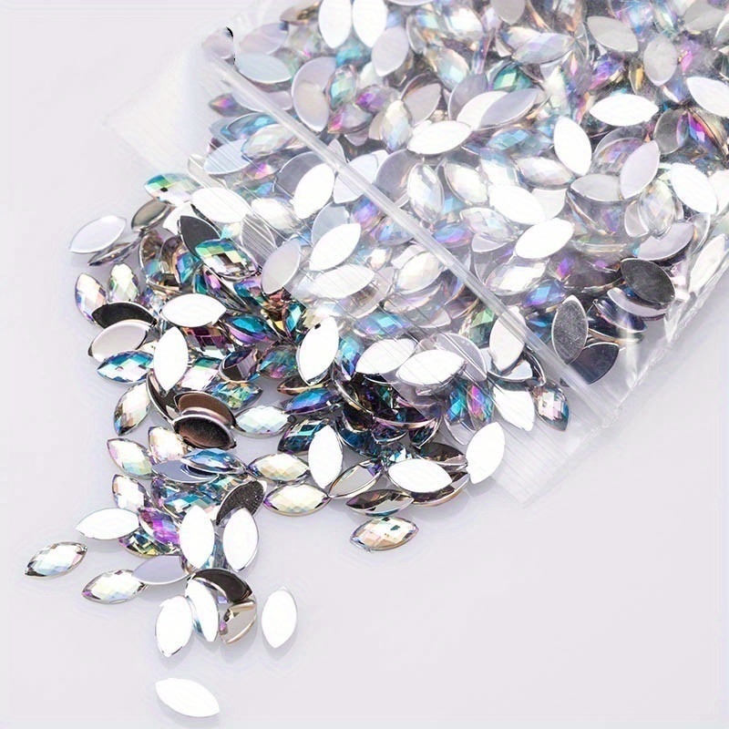 Crystal Flatback Rhinestones Multi Colors Sizes Stones Gems - Temu