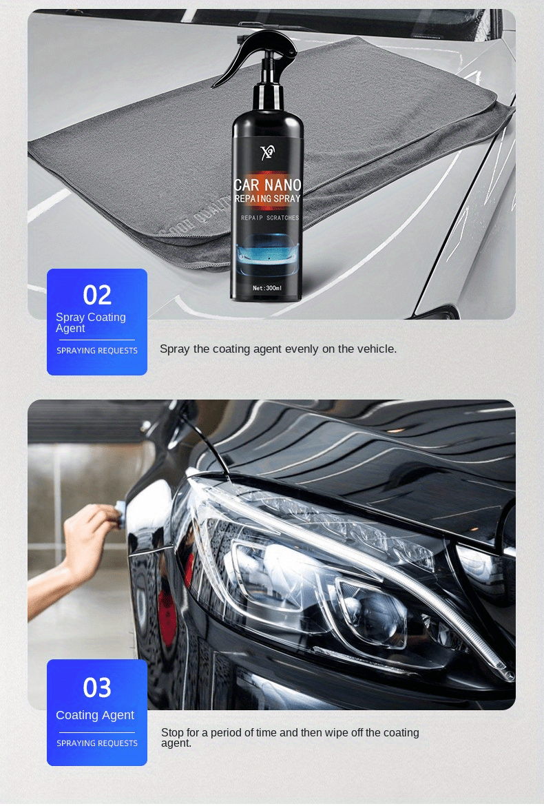 Car Scratch Repair Nano Spray, Car Nano Repairing UAE