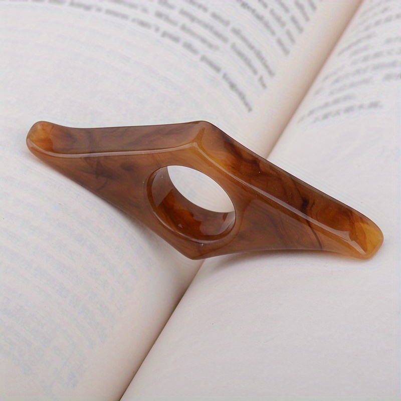 Purple Thumb Book Holder Resin Thumb Bookmark Personalized - Temu