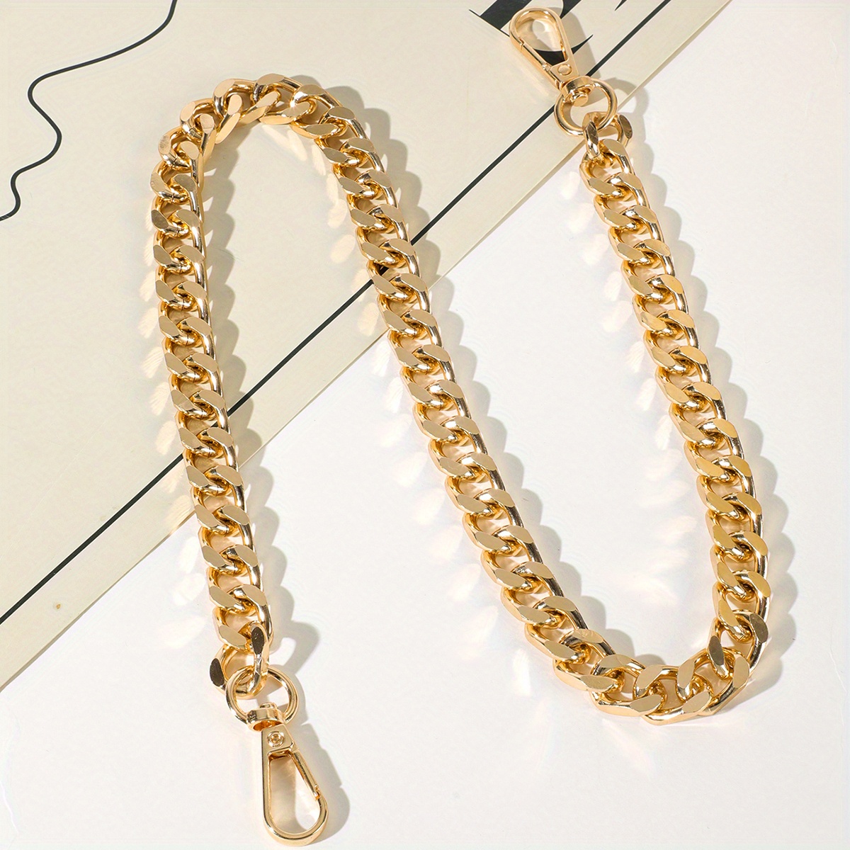 Simple Women's Bag Accessories Chain With Metal Buckles Iron - Temu