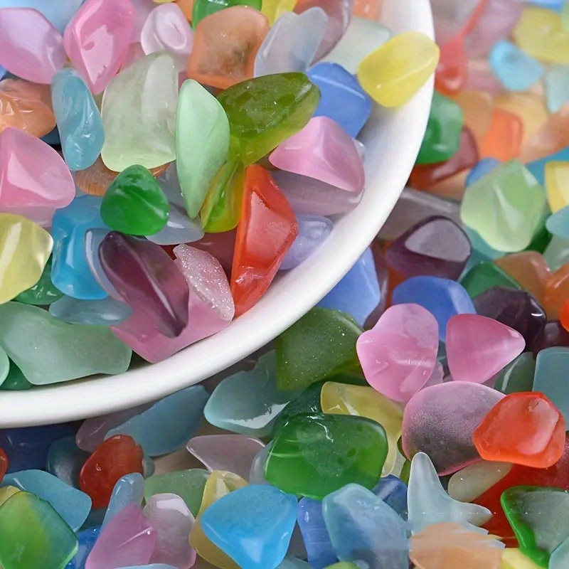 Jarrón de vidrio de color de relleno de piedras piedras de cristal para  Pecera guijarros - China Fish Tank guijarros y piedras de colores precio