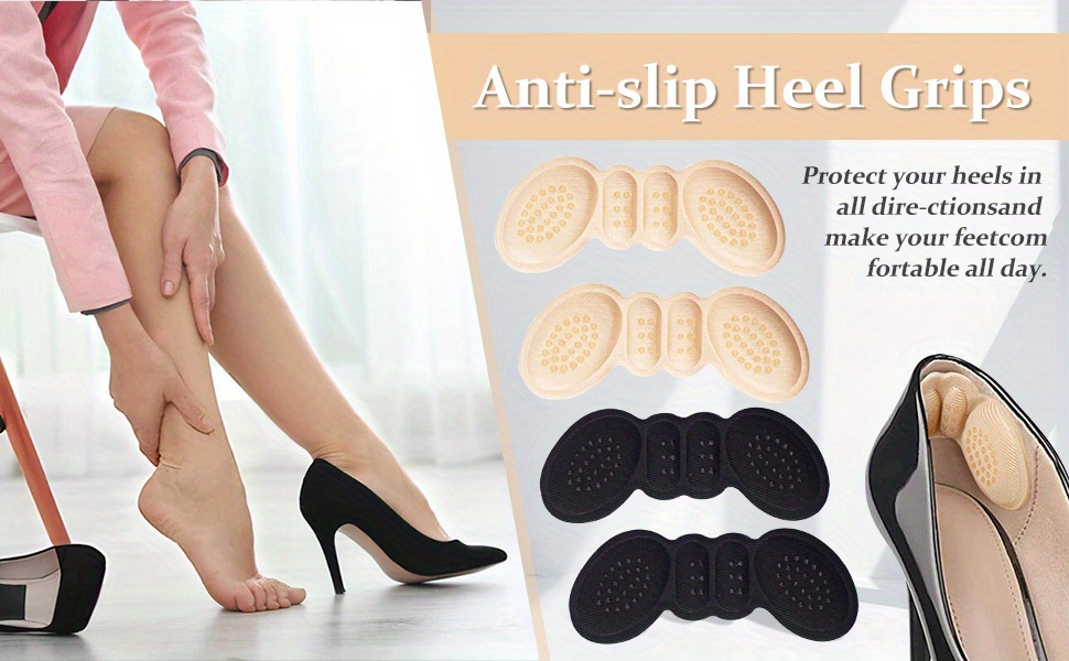 heel pads shoes big heel inserts women anti slip heel grips Temu