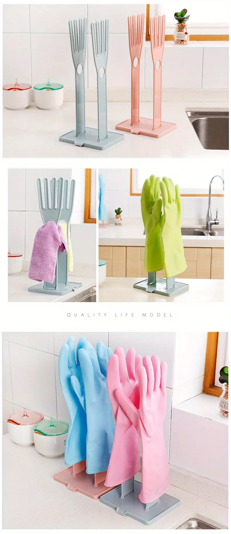 Multifunctional Detachable Glove Drying Rack Kitchen Table - Temu ...