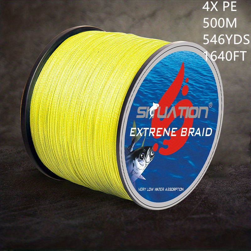 546yds Of 4 Strands Braided Pe Fishing Line Enhance Your - Temu New Zealand