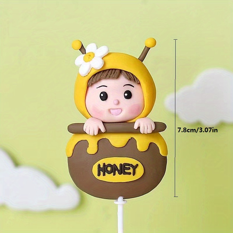 Spring Cake Toppers Optional Honey Bee Or Daisy Flower - Temu