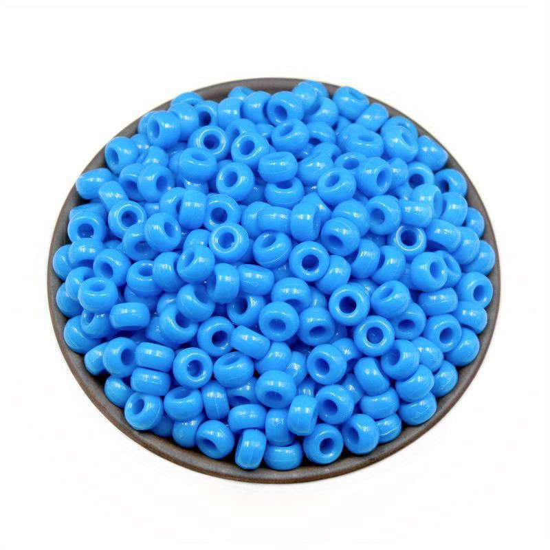 Barrel Beads Colorful Acrylic Loose Beads Handmade Big Hole - Temu New  Zealand