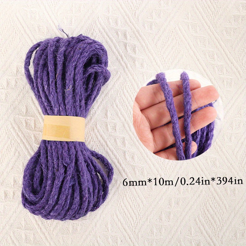  6mm Cotton Macrame Cord/Bulk Knotting Rope : Arts, Crafts &  Sewing