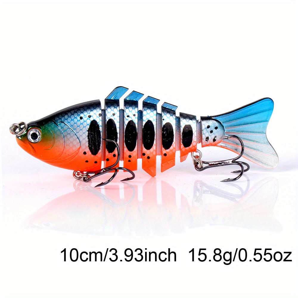 10cm Bionic Seven section Fishing Lure 3.94inch Artificial - Temu