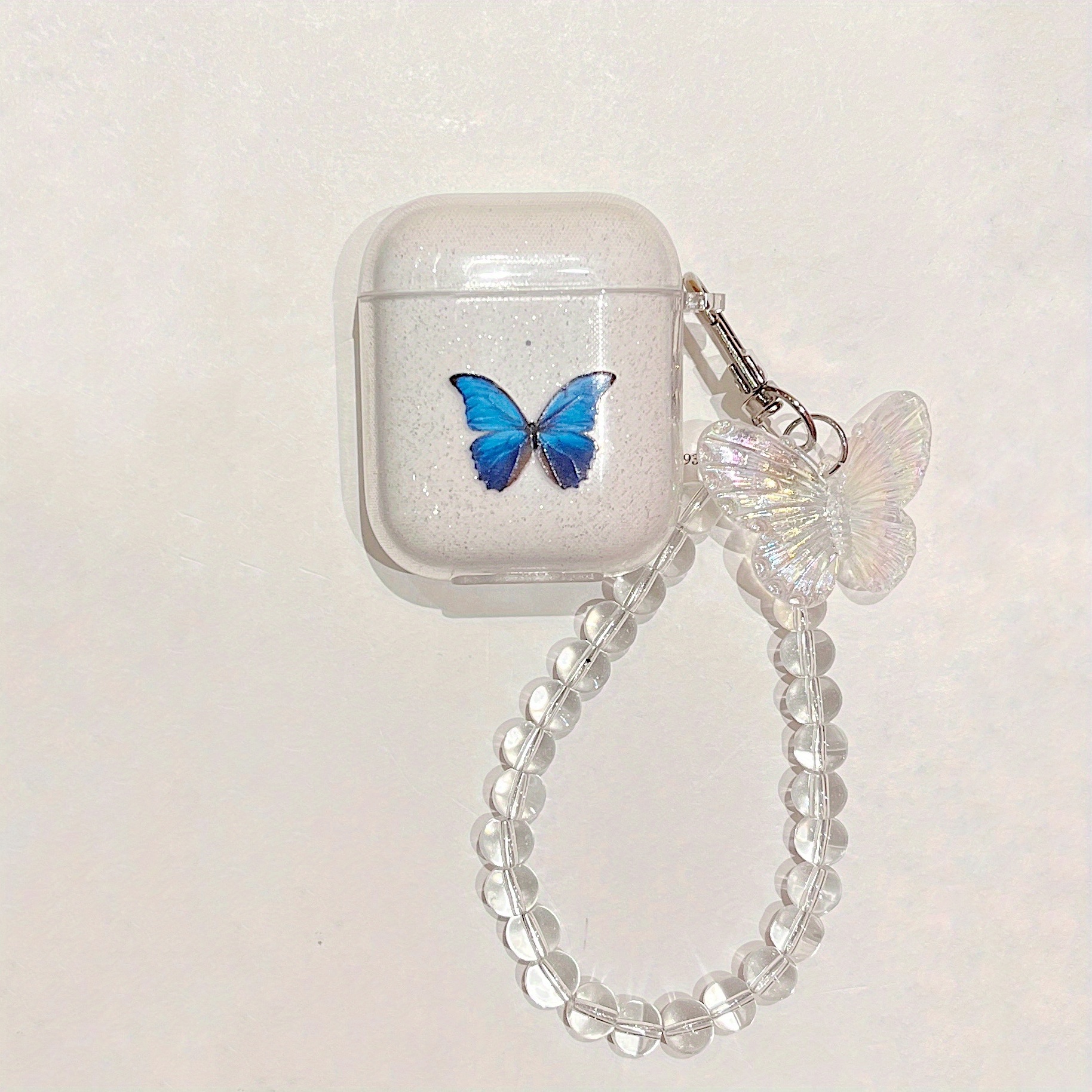 Blue Butterfly Earbud Case Cover - Compatible with Apple AirPods Pro®