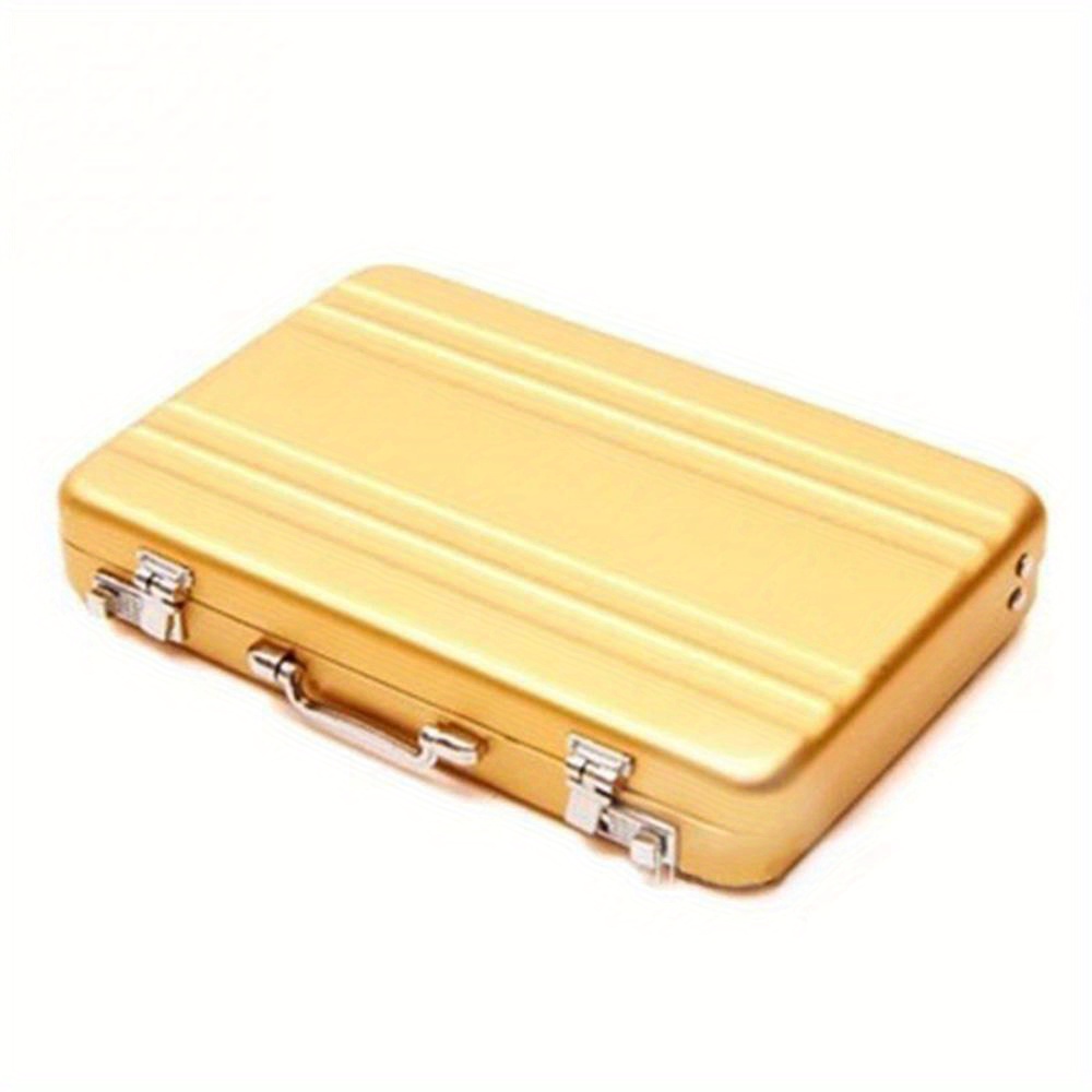 Metal Business Card Holder Mini Suitcase Bank Card Holder Color Shape
