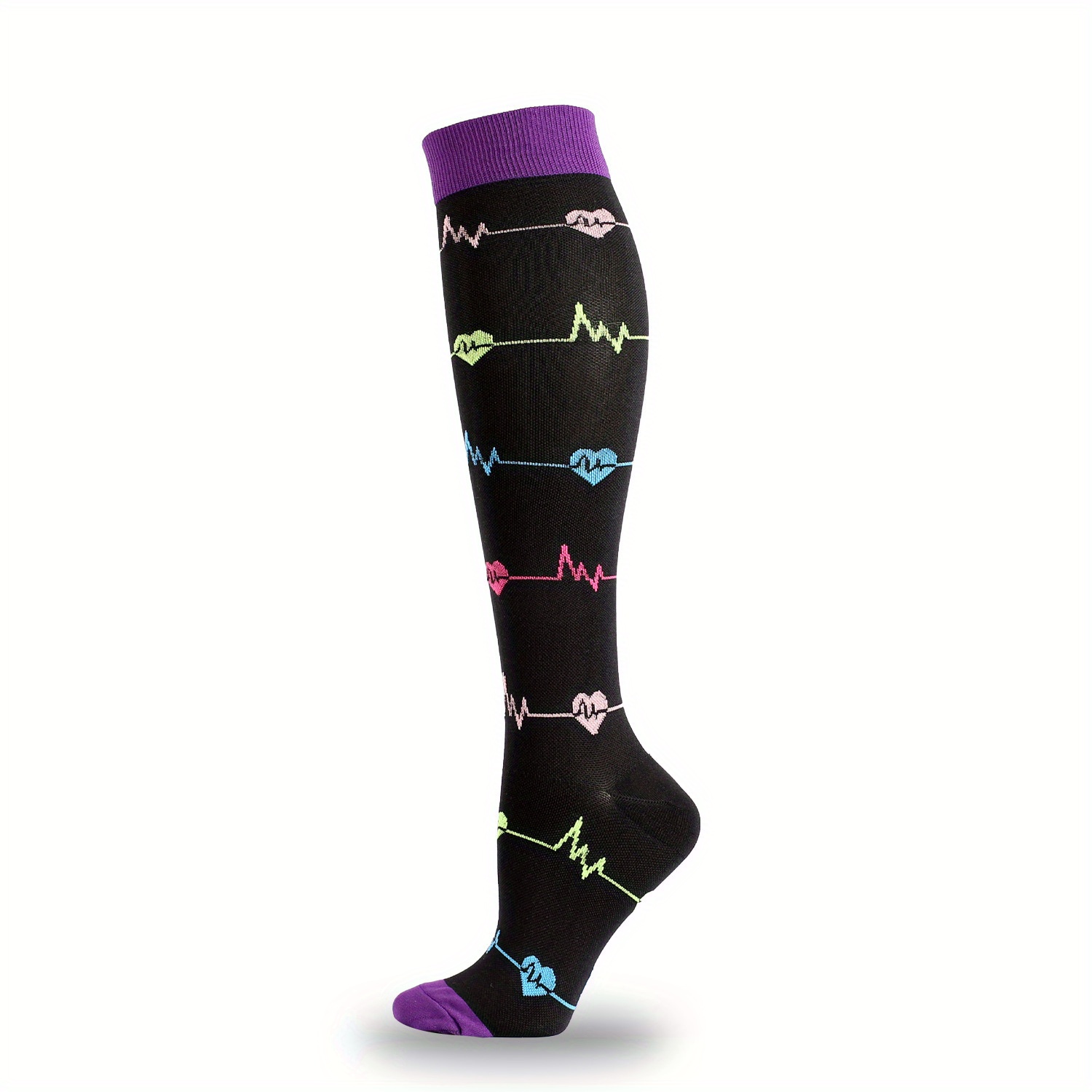 Breathable Compression Socks for Men and Women - Sports Support