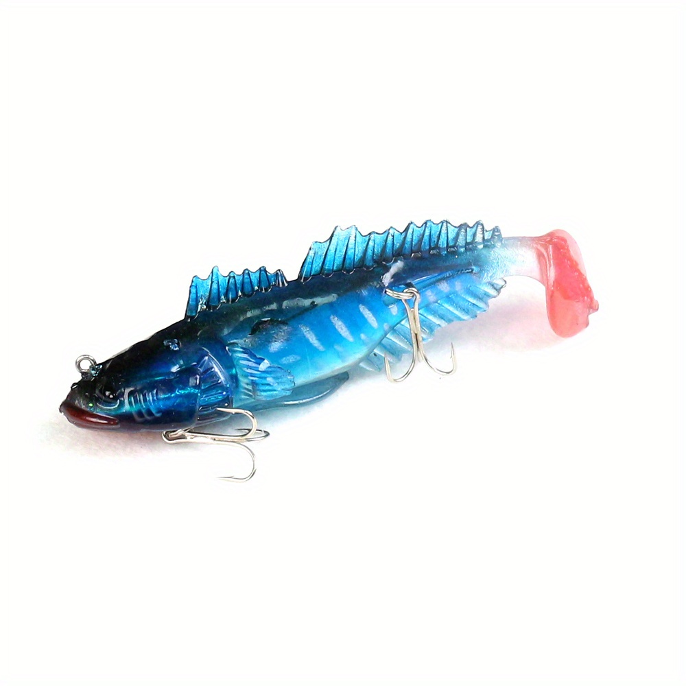 Bionic Soft Bait Paddle Tail Swimbait Effective Soft Fishing