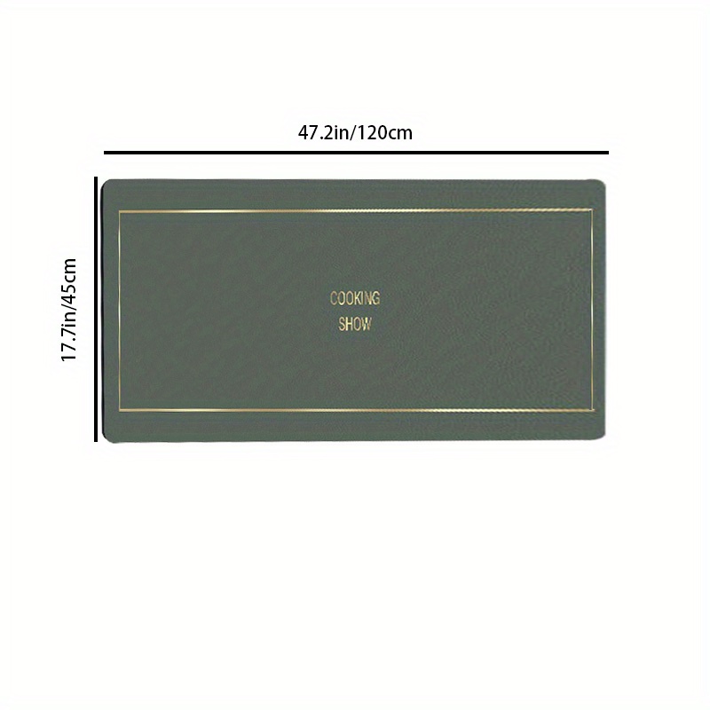 Rubber Backing Kitchen Floor Mat Non slip Waterproof Kitchen Rugs Sets