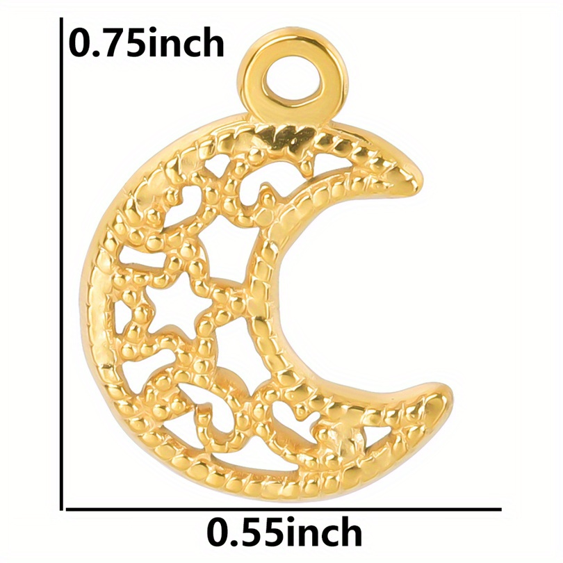 18k Gold Filled Small Crescent Moon Pendant Necklace