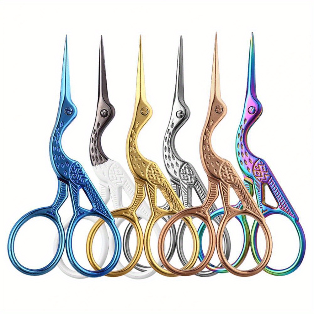 Sewing & Embroidery Scissors Small Retro Sharp-tipped Scissors For Crafts,  Handmade Diy Tools, Orchid Shaped Style, With Sheaths - Temu