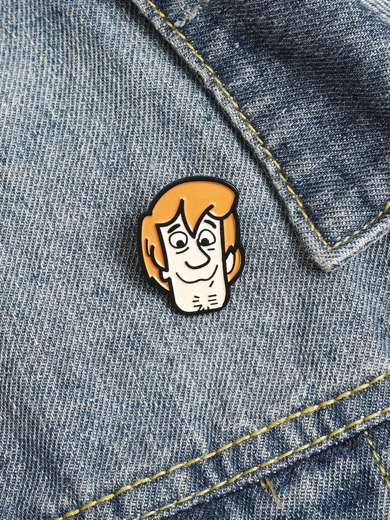 Cute Cartoon Character Brooch Pin Clothing Bag Accessories Temu Australia