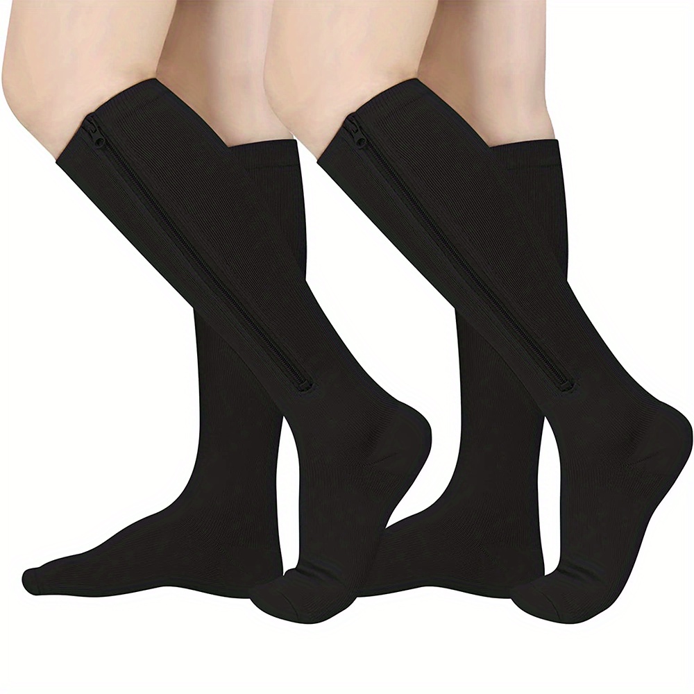 Men's Zipper Knee High Sport Socks Sweat absorbing Comfy - Temu