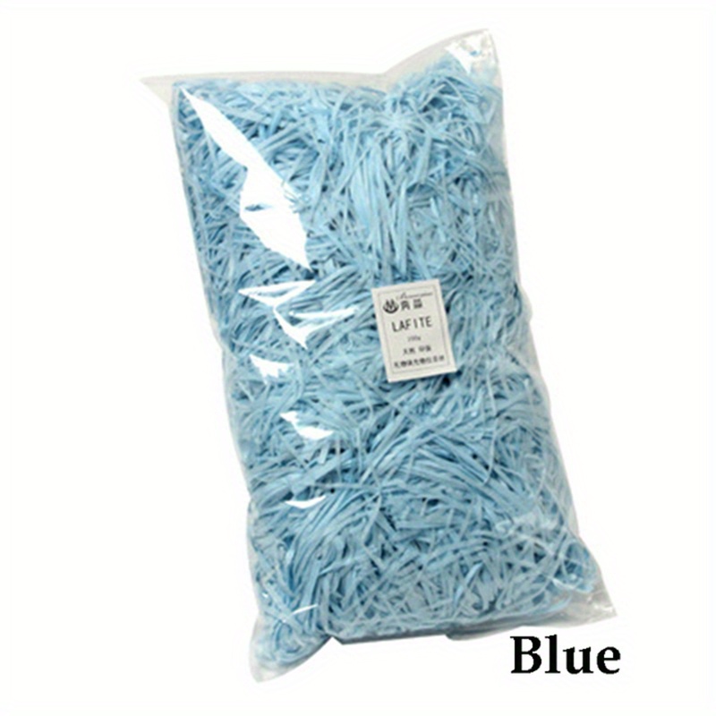 Krinkled Paper Shred - Baby Blue freeshipping - Party Depot Store