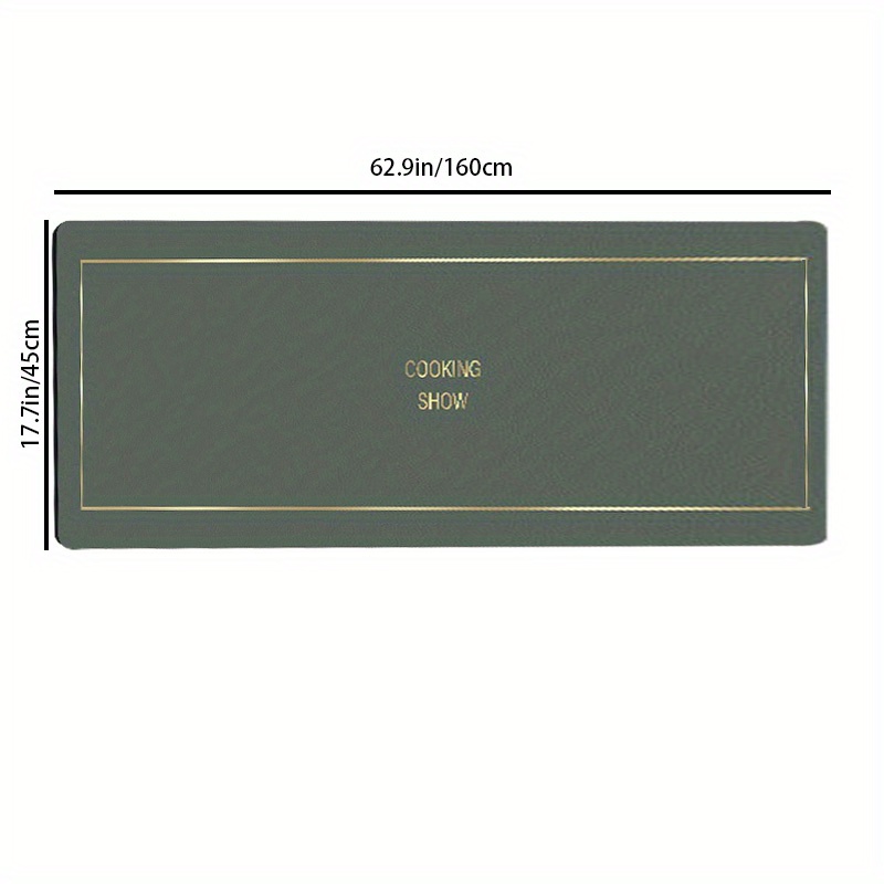 Rubber Backing Kitchen Floor Mat Non slip Waterproof Kitchen Rugs Sets