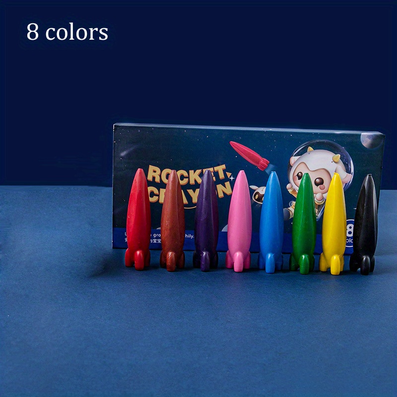 8 12 24 36 Color Astronaut Rocket Crayons Children Graffiti Modeling Crayons  Washable Non Staining Hand Crayons Oil Painting Sticks - Arts, Crafts &  Sewing - Temu Malta