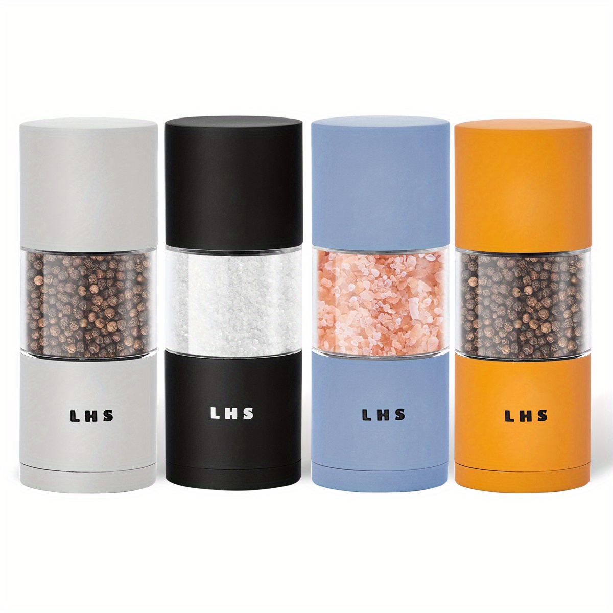 Refillable Stainless Steel Salt Pepper Grinder Set Temu