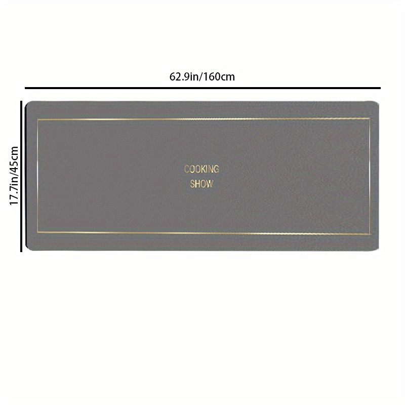 Rubber Backing Kitchen Floor Mat Non slip Waterproof Kitchen Rugs Sets