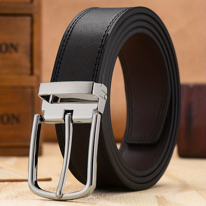 High-end Men's Leather Belt, Classic Business Male Leather Belt