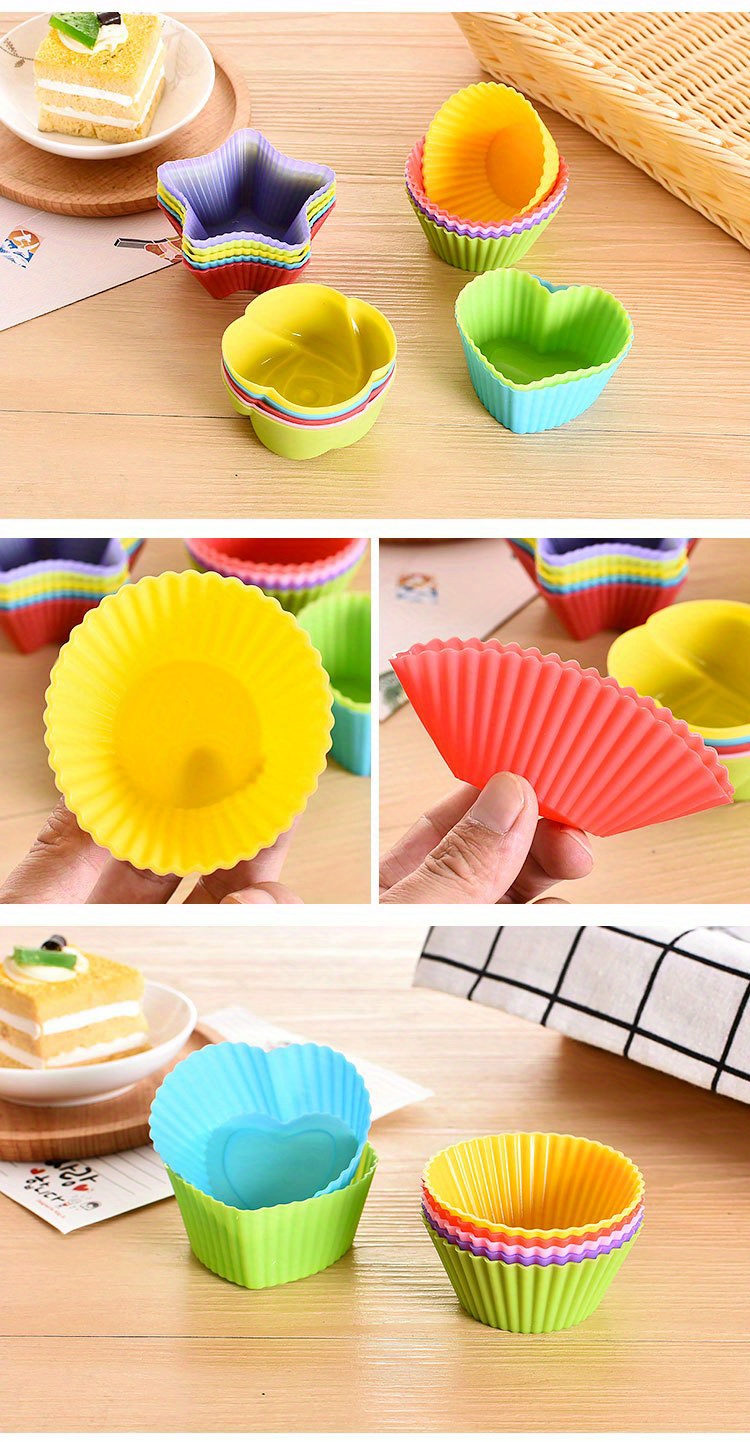 High Temperature Resistant Muffin Cup Silicone Small Cake - Temu